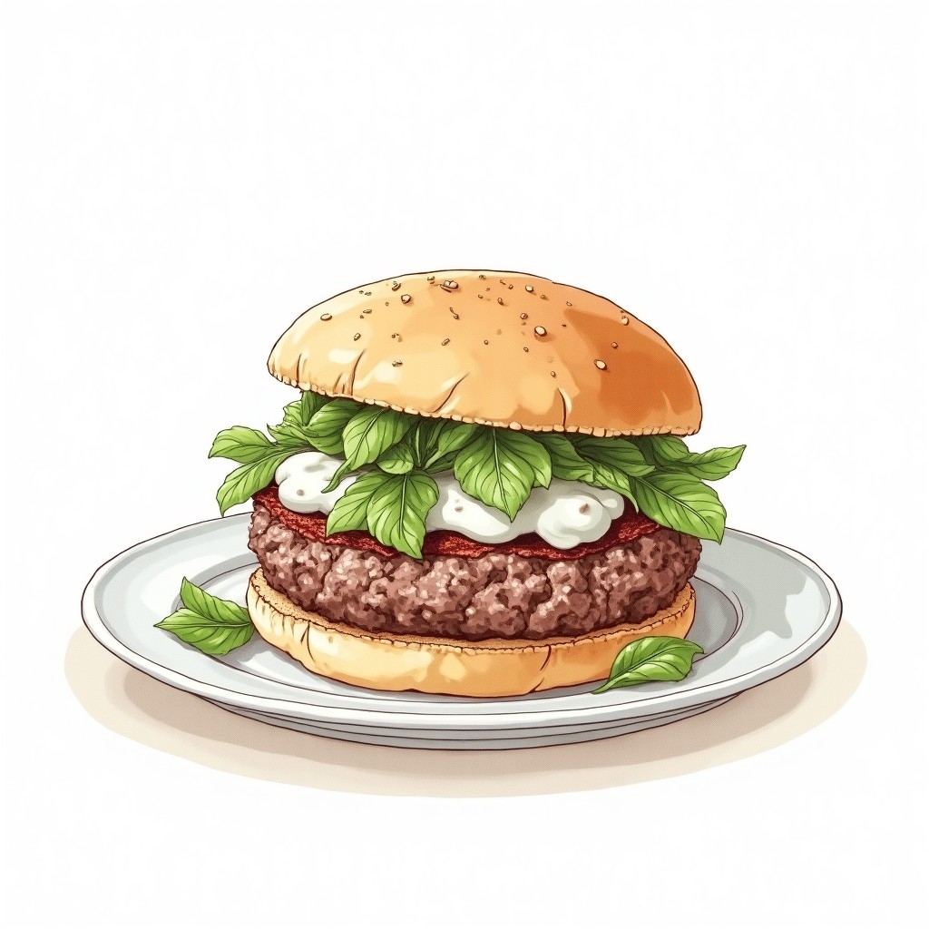 Greek Lamb Burgers